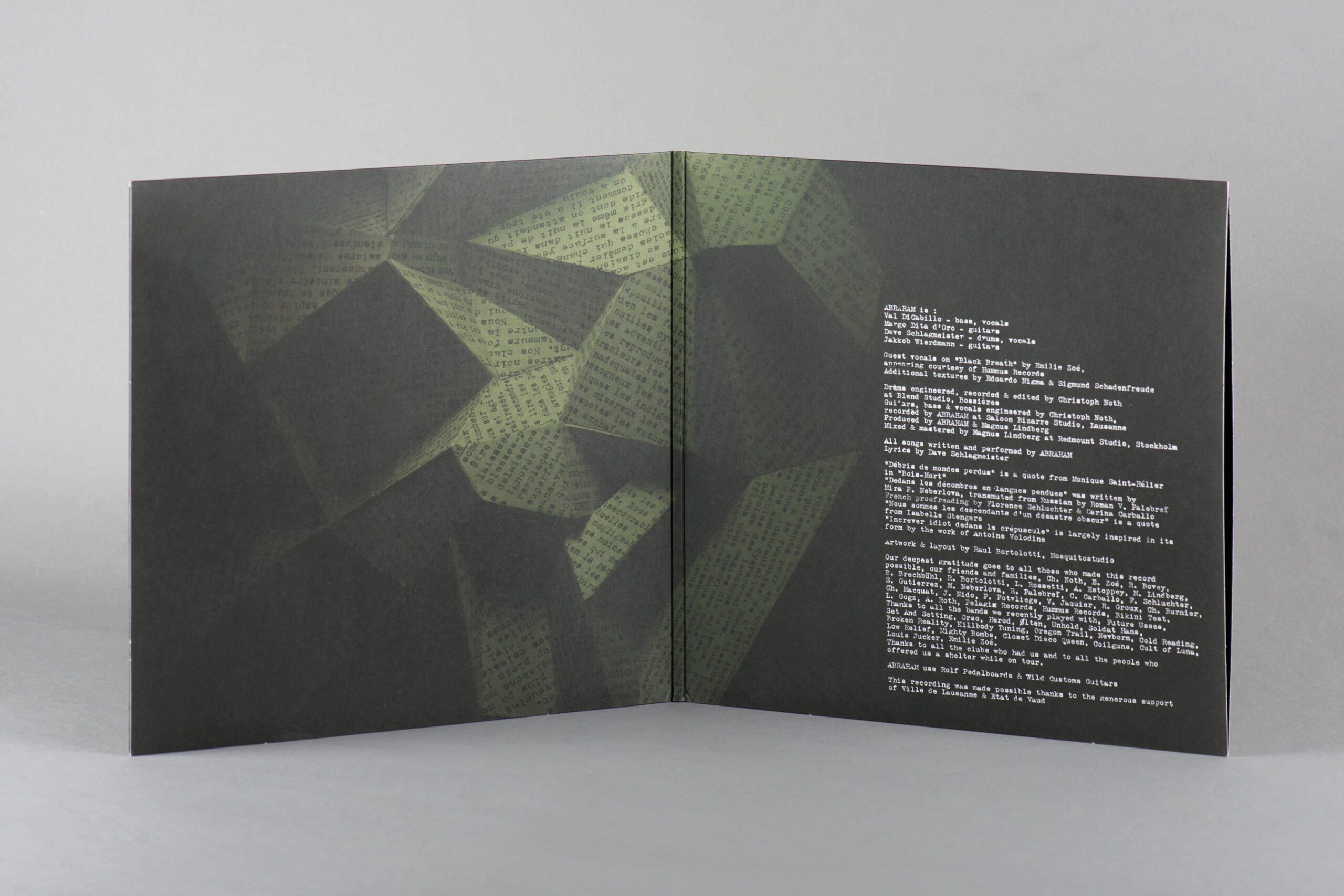 Abraham – Débris de Mondes Perdus cover LP
