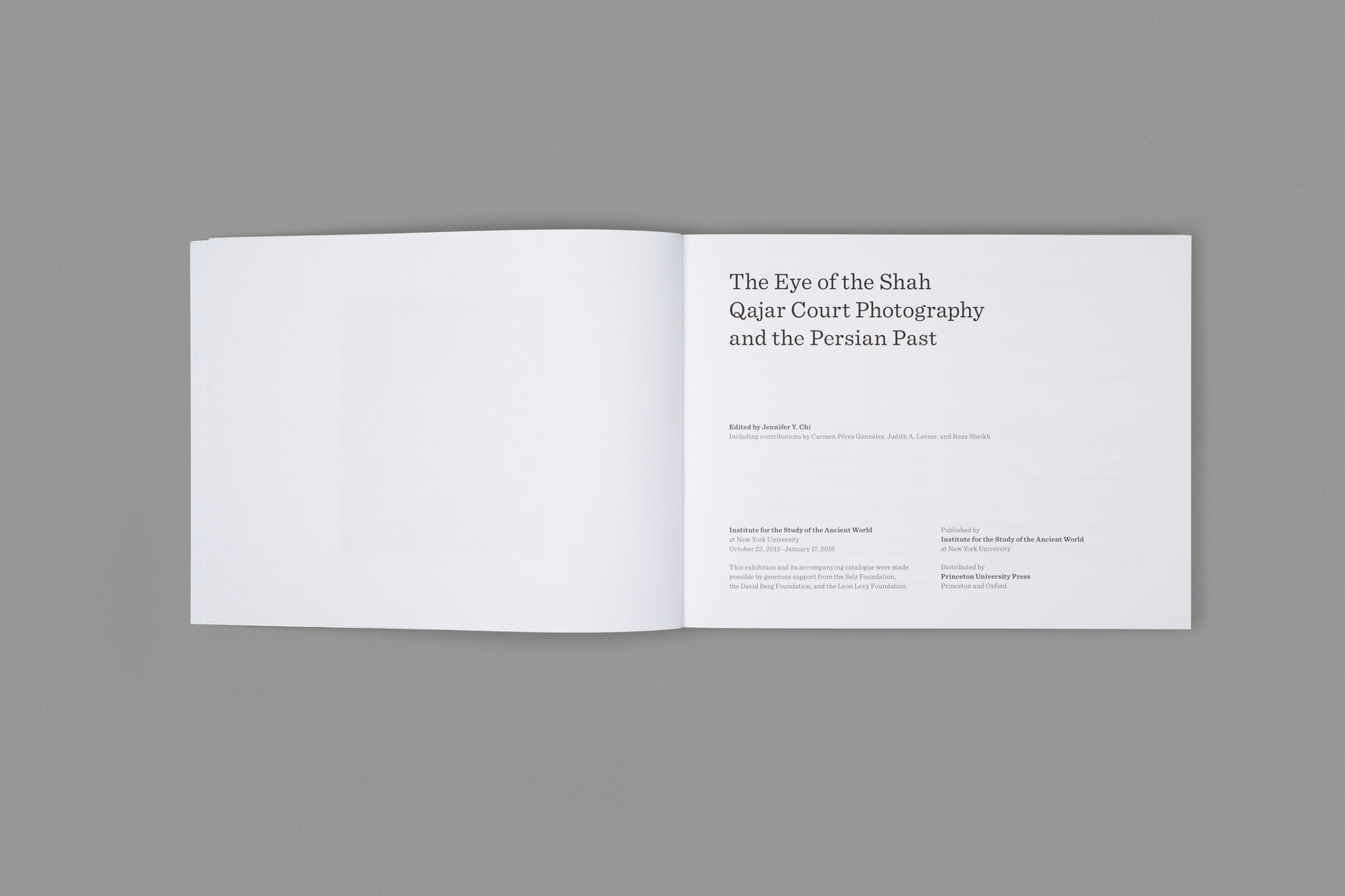 ISAW The Eye of the Shah: Qajar Court Photography and the Persian Past