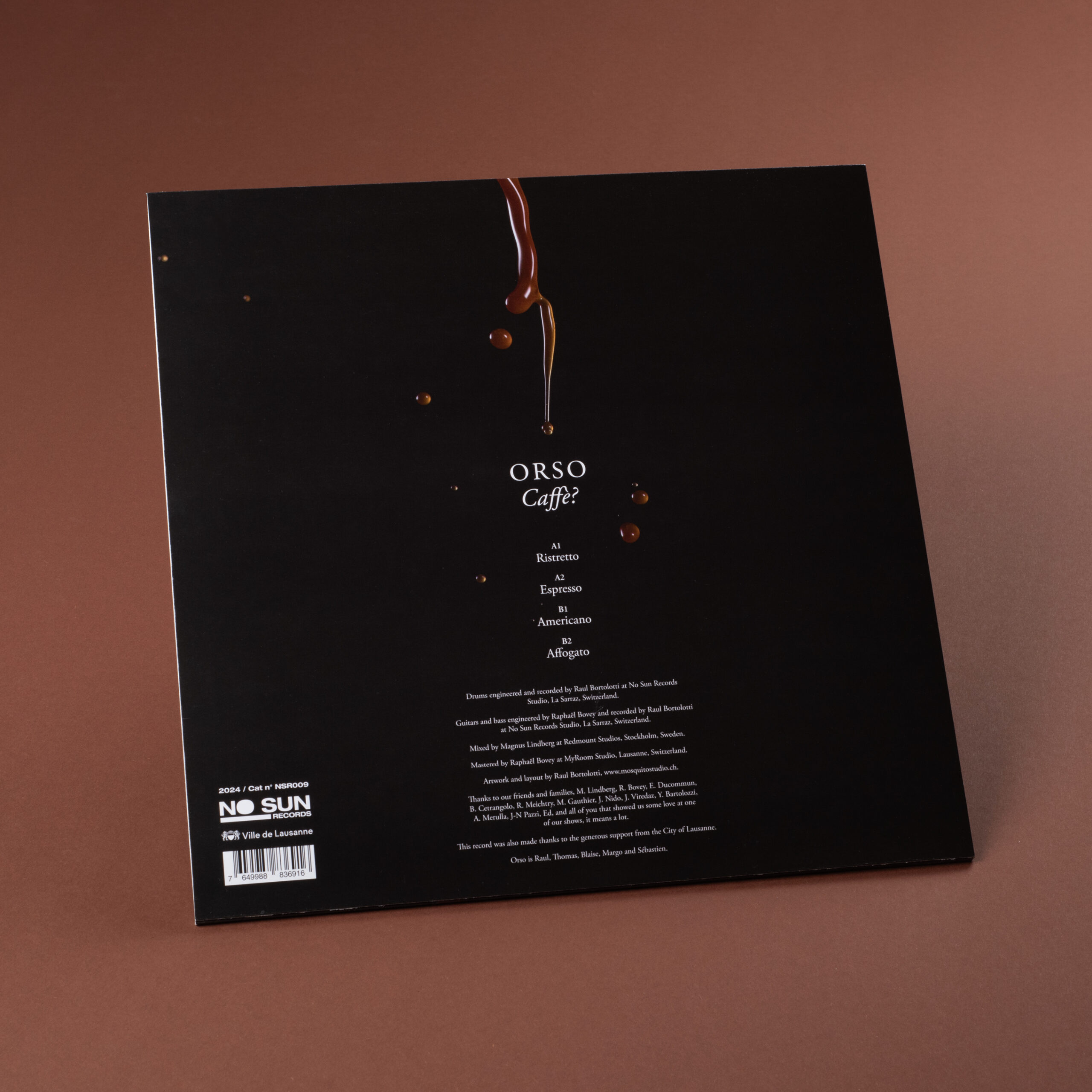 Orso Caffè album cover