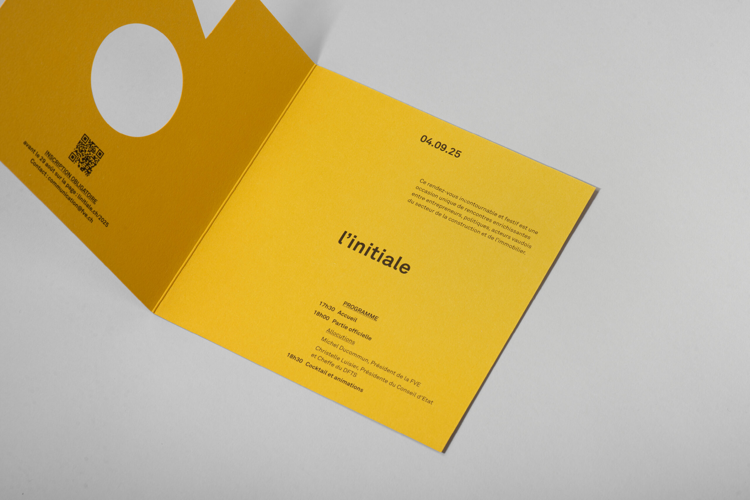 FVE – invitation événement l'initiale