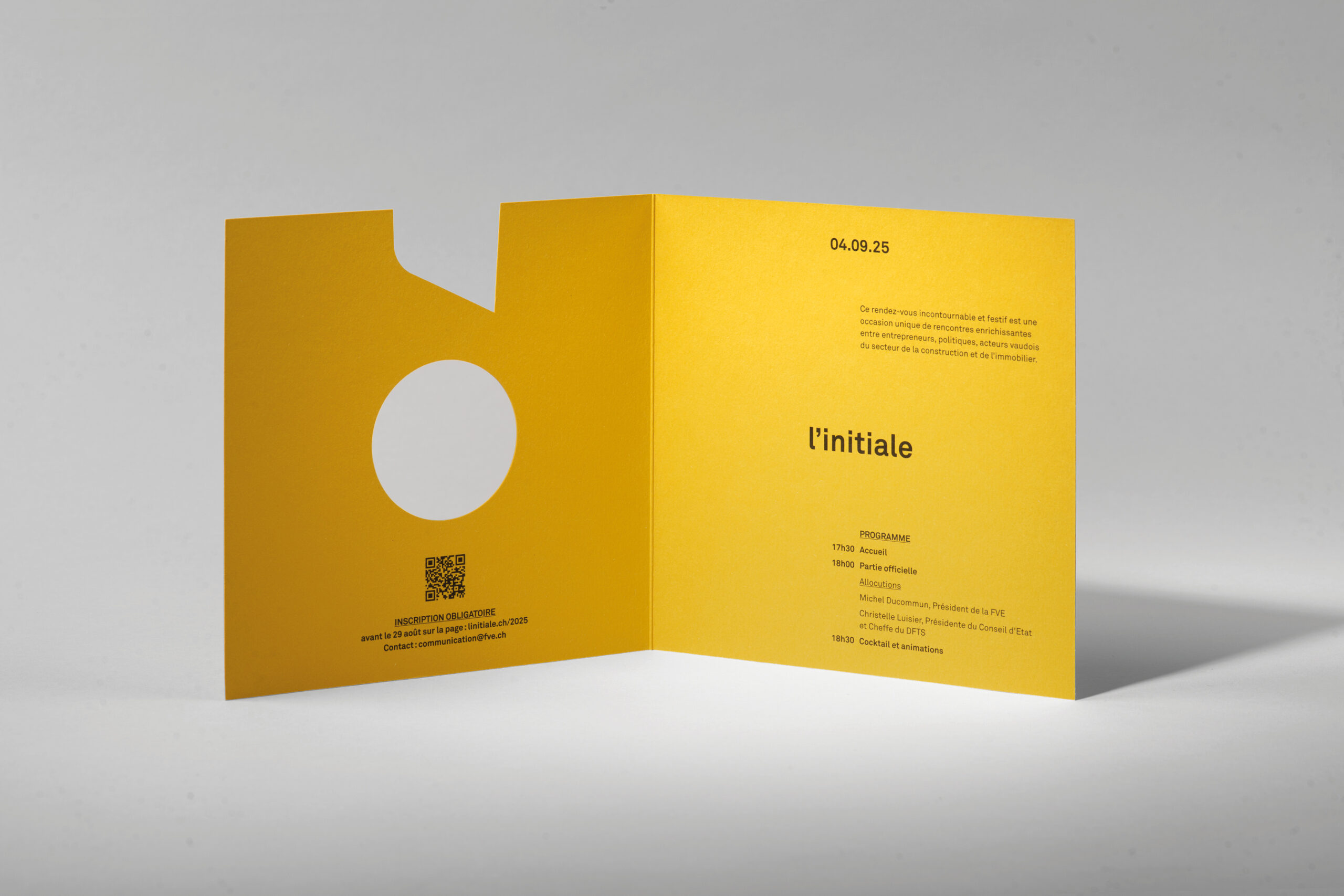 FVE – invitation événement l'initiale