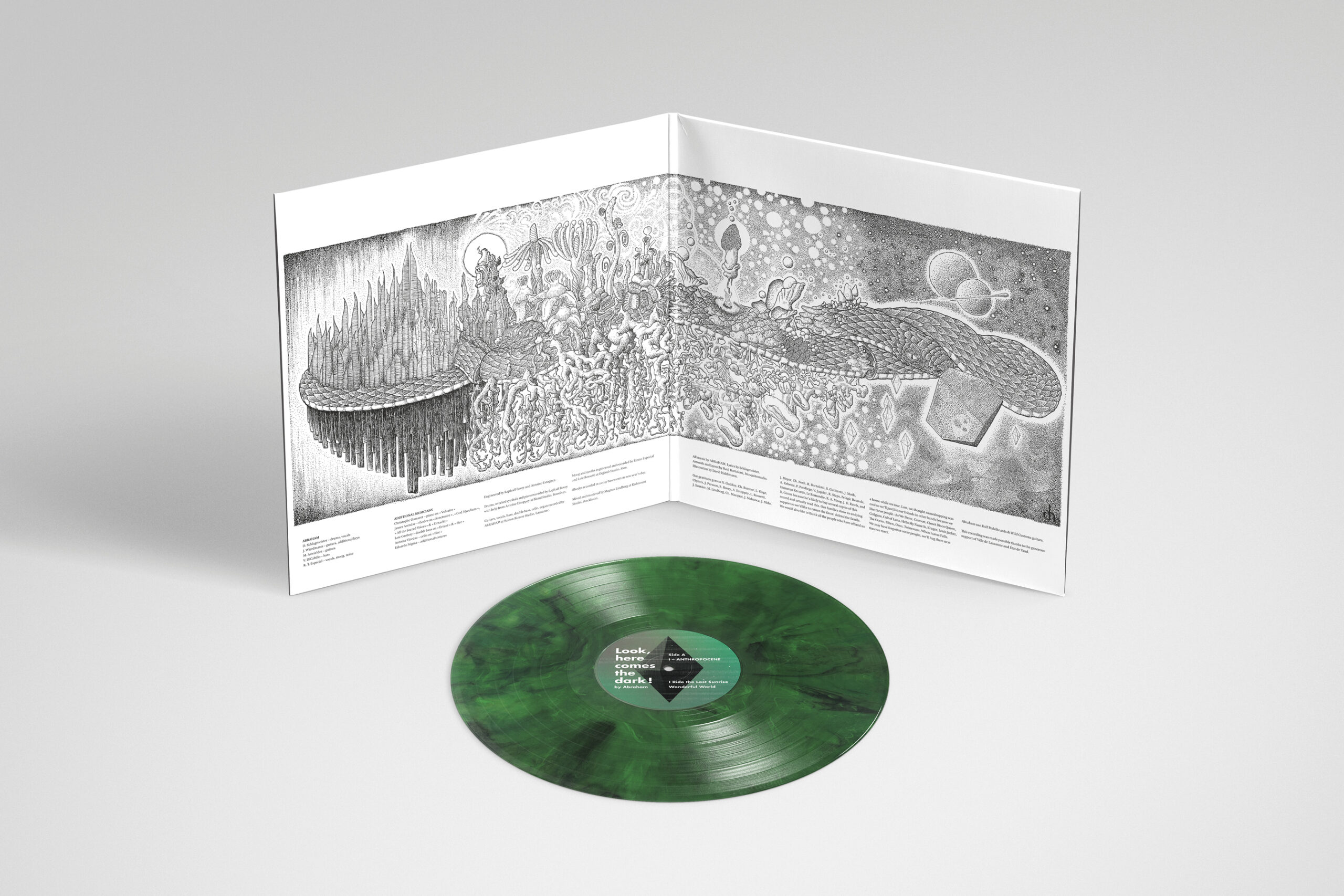 Abraham – Look, here comes the dark! album
